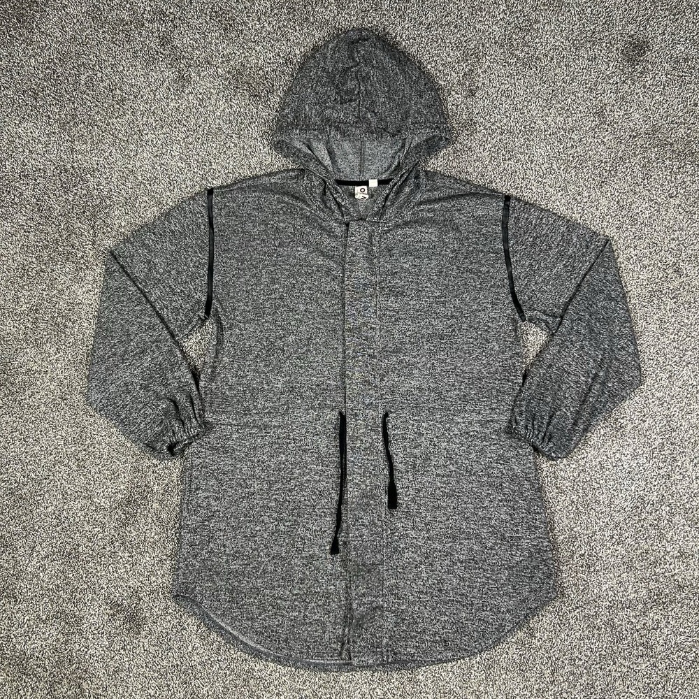 Dolan Anthropologie Hooded Soft Gray Full Zip Cardigan Women Medium Pockets Warm